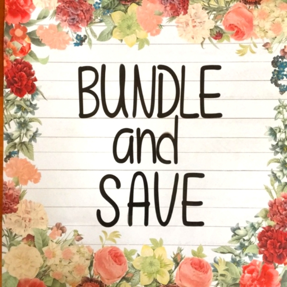 Bundle 3 $5 items and only pay $10